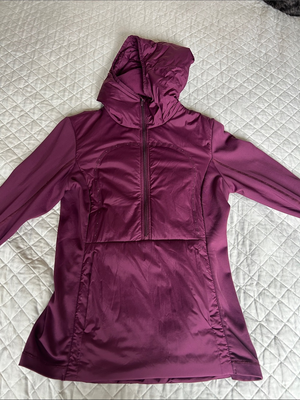 Lululemon Run for Cold Pullover - Deep Plum